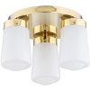 Argon Argon 6165 - Prisadený luster PASADENA 3xE27/15W/230V zlatá/biela AR6165 + záruka 3 roky zadarmo