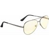 Okuliare na počítač GUNNAR Maverick Gunmetal, jantárové sklá (MAV-05001)
