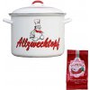 Perfect Cauldron smaltovaný hrniec s pokrievkou kuchár 28 cm 13 l, sladká paprika GURMÁN 50 g