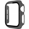 AppleKing transparentné puzdro s tvrdeným sklom pre Apple Watch 38 mm - sivé - možnosť vrátiť tovar ZADARMO do 30tich dní