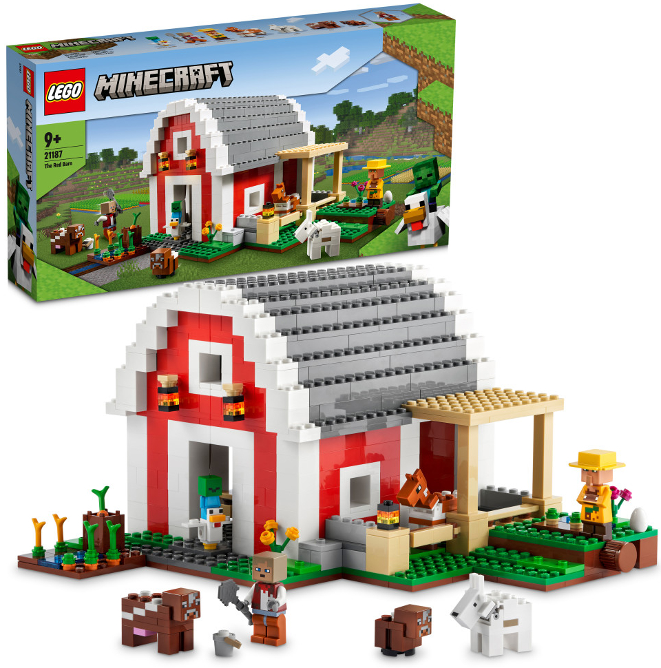 LEGO® Minecraft® 21187 Červená stodola od 75,9 € - Heureka.sk