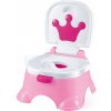Nočník s hudbou, WC sedadlo a taburetka pre deti, interaktívny, ružový Stator