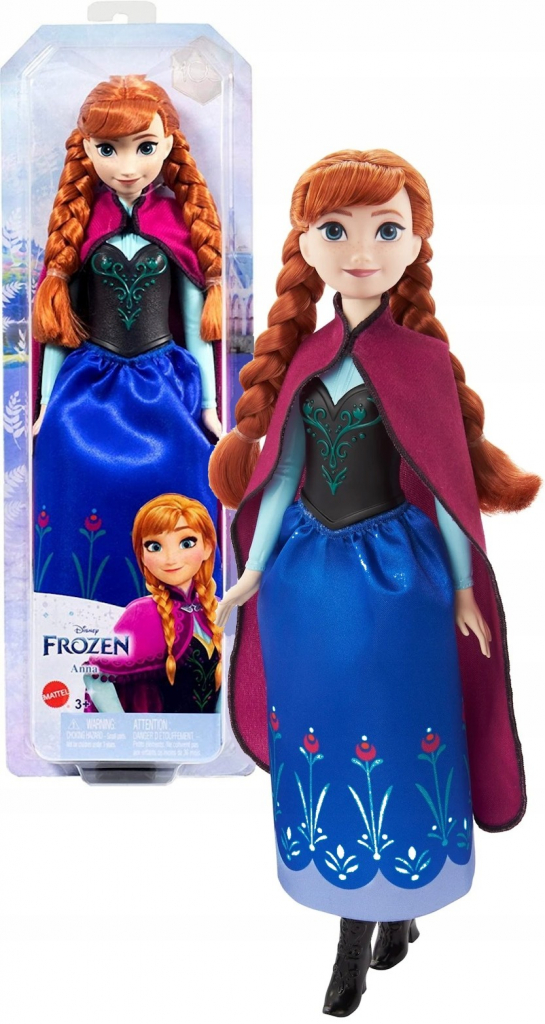 Disney Frozen Anna v modro-černých šatech