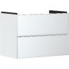 Hansgrohe Xevolos E - Umývadlová skrinka 78x58x48 cm, 2 zásuvky, matná biela/metalická biela 54178320
