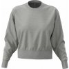 NEXT LEVEL APPAREL N 9087 / Dámska oversize mikina z ťažkej bavlny - heather grey XL