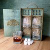 Personalizované Poháre na Whisky Set Sottile - 4 Poháre, Kamene