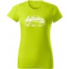 T-ričko Alfa Romeo 156 predfacelift dámske tričko Farba trička: Limetková, Farba potlače: Biela, Veľkosť: XL