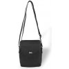 Zellia Zvn22004 dámska čierna crossbody kabelka 21 x 18 x 6 cm