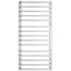 radiátor BOLERO 400 x 1230 mm, C35 white silk RADBOL401235