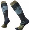 Dámske lyžiarske nohavice SmartWool W Ski FC Snowpocalypse Pattern OTC charcoal 34-37