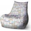 Sablio Sedací vak Bean Kreslené mačiatka - 60 x 70 x 70 cm
