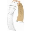 Kožený remienok Hirsch London 04266100-7, biely, jašteričia koža, Quick Release 17 mm