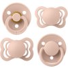 BIBS Try-It Colour Natural Rubber 1 cumlík 1 ks + Couture Natural Rubber 1 cumlík 1 ks + De Lux Silicone 1 cumlík 1 ks + Supreme Silicone 1 cumlík 1 ks