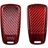 Kľúčenka T-carbon pre Audi A4 / A6 / A7, červený karbón