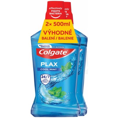 Colgate Plax Multi Protect Cool Mint ústna voda 2x 500 ml