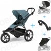 Set 4v1 Thule Urban Glide 3 Mid blue s magnetickou sponou + pláštenka + ochranná sieť + madlo