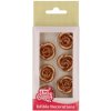 Funcakes Cukrové zdobenie - Bronzové ruže 6 ks