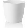 Plastkon Ella Twist N Roll Samozavlažovací kvetináč, ø 35 × 31 cm, plast, biely, 4111614010