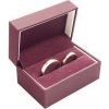 Koženková dárková krabička na snubní prsteny MZ-7/A10