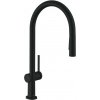Hansgrohe M54, drezová batéria Talis s výsuvnou spŕškou, EcoSmart, čierna matná, HAN-72842670