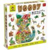 Ludattica Woody Domácí zvířátka, dřevěné puzzle, 48 dílků (22877)