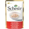 Výhodné balenie Schesir Cat Jelly Pouch 24 x 85 g - kuracie s morským vlkom