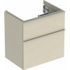 Geberit iCon skrinka 59.2x41.6x61.5 cm závesná kúpeľňová skrinka pod umývadlo sivá-piesková 502.307.JL.1