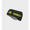 Cyklistická čelenka Alé Cycling Strada Headband čierna/žltá