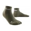 CEP The Run Socks 4.0 Low Cut kotníkové ponožky pánské Barva: olive, Velikost: IV