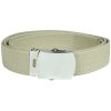 Opasok Mil-tec US so striebornou sponou khaki