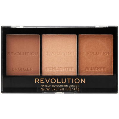 Makeup Revolution Ultra Sculpt & Contour Kit paletka na tvář Ultra Light/Medium C04 11 g