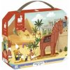 Janod Panoramatické puzzle v kufríku Antika a Mytológia 100 ks