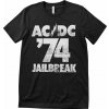 AC/DC Tričko ´74 Jailbreak Unisex Black XL