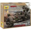 ZVEZDA Model Kit figurky 6286 - US machine gun Browning w/crew (1:72)