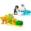 LEGO® DUPLO® 10442 Rodinky divokých zvierat: Tučniaky a levy