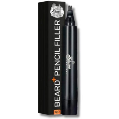 The Shave Factory Beard Pencil Filler Black - čierna fixa/ceruzka na dopĺňanie chlpov na brade, 5 ml
