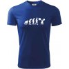 Evolution fitness - Pánske tričko Fantasy športové - 2XL ( Kráľovská modrá )