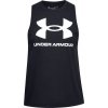 Dámske tielko Under Armour, LIVE SPORTSTYLE čierna,biela, S