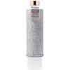 Equa Sklenená fľaša MISMATCH Rose Gold , , plstený obal Borosilikátové sklo + plsť 750 ml