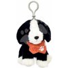 Plyšový psík kľúčenka Welcome Home SPA Collection Histoire d’ Ours čierno-biely 13 cm od 0 mes
