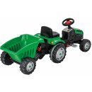 Pilsan Traktor šliapací s valníkom zelený