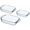 Pyrex Súprava sklenených pekáčov 3 ks, 1,4 l + 3 l + 4 l
