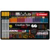 STABILO Creative Kreatívny set Tips URBAN 10 rôznych farieb 50 ks sada v plechu