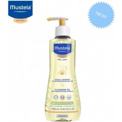 Mustela Bébé Cleansing Oil hydratační koupelový olej pro děti od narození 500 ml pro děti