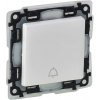 Legrand Slovensko, s.r.o. Valena Life - 752175 - Tlačidlo s prep. kontaktom a symbolom zvončeka, IP44 - Biela