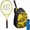 Tenisový set WILSON Minions 25 Junior Kit (7-10 rokov) Žltá