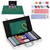 ModernHome Blackjack Poker Set 300 žetónov 2 balíčky kariet