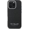 Karl Lagerfeld puzdro plastové Apple iPhone 16 KLHCP16SPGWCMKHK čierne