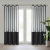 Takoy Záclona MARION z etamínu zdobená v dolnej časti nadýchanou kožušinovou aplikáciou 140 x 250 cm-HF-452752 | 140 x 250 cm