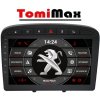 TomiMax Peugeot 308/408 Android 13 autorádio s WIFI, GPS, USB, BT HW výbava: 4 Core 2GB+32GB LOW